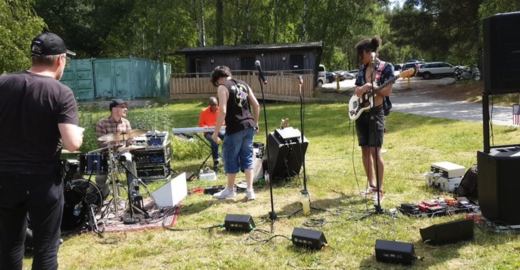 The Jamnation Band performing for American Club of Sweden Annual Independence Day Picnic